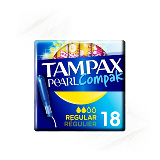 Tampax. Pearl Compak Regular (18)