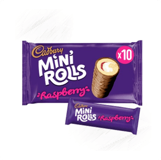 Cadbury. Mini Rolls Raspberry (10)