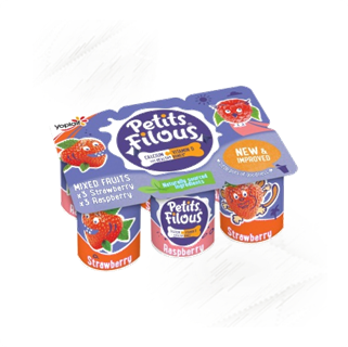 Petit Filous. Strawberry & Raspberry (6)