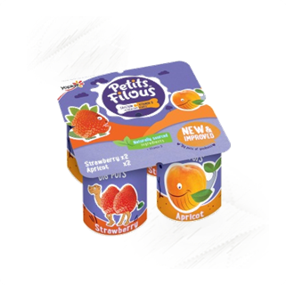 Petit Filous. Strawberry & Apricot (4)