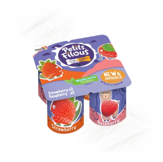 Petit Filous. Strawberry & Raspberry (4)