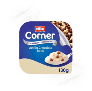 Muller. Corner Vanilla Chocolate Balls 130g