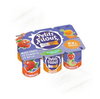 Petit Filous. Strawberry & Apricot (6)