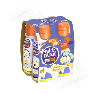 Petit Filous. Vanilla Drinking Yogurt 100ml (4) Petit Filous. Vanilla Drinking Yogurt 100ml (4)