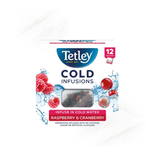 Tetley. Cold Infusions Raspberry & Cranberry (12)