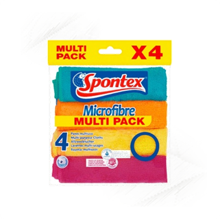 Spontex. Micro-Fibre Multi Pack (4)