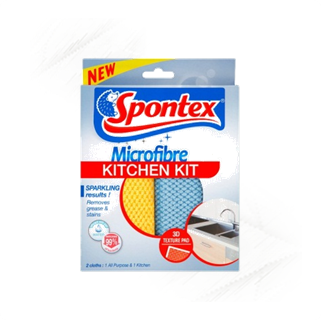 Spontex. Micro-Fibre Kitchen Kit