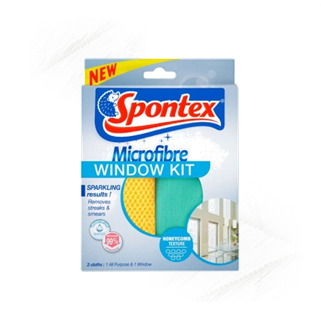 Spontex. Micro-Fibre Window Kit