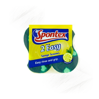Spontex. 2 Easy Sponge Scourers (2)