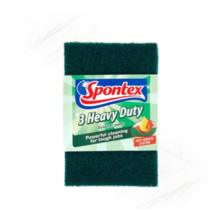 Spontex. Heavy Duty Scourer Pads (3)