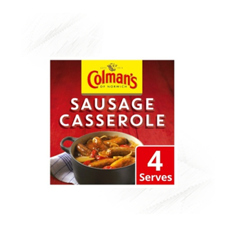 Colmans. Recipe Mix Sausage Casserole