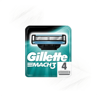 Gillette. Mach 3 Refills (4)