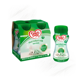 Cow & Gate. Ready 1 (From Birth) 200ml (4)