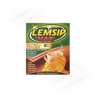 Lemsip. Max Honey & Ginger (10)
