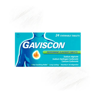 Gaviscon. Peppermint Tablets (24)
