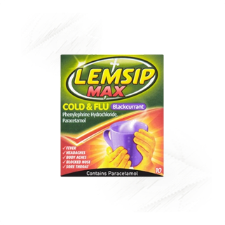 Lemsip. Max Blackcurrant (10)