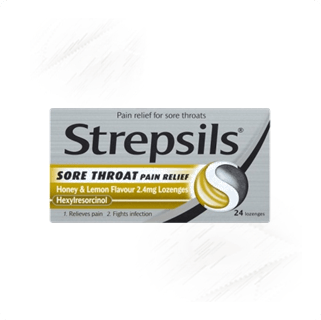 Strepsils. Sore Throat Honey & Lemon (24)