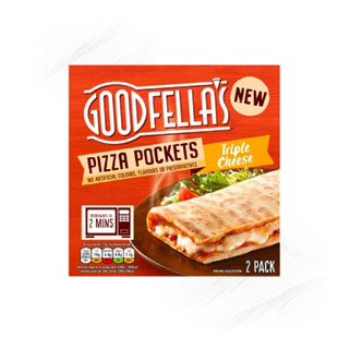 Goodfellas. Pizza Pockets Triple Cheese 250g (2)
