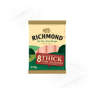 Richmond. Pork Sausages Thick 410g (8)