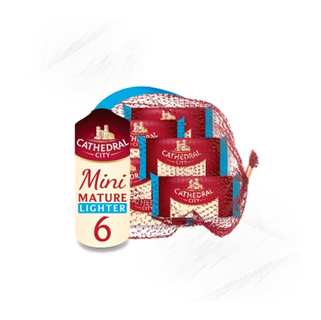 Cathedral City. Mini Lighter Cheddar Cheese 20g (6)