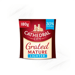 Cathedral City. Grated Mature Lighter Cheese 180g