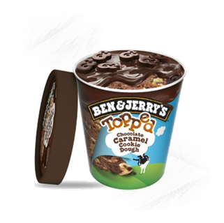 Ben Jerrys. Topped Caramel Cookie Dough 465g