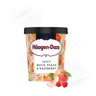 Haagen Dazs​. Juicy Peach & Raspberry 460ml