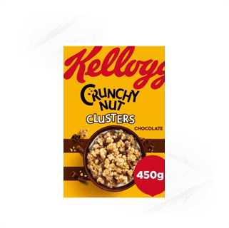 Kelloggs. Crunchy Nut Clusters Chocolate 450g
