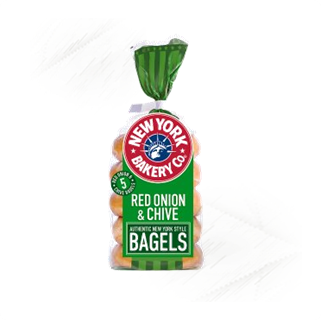 New York. Red Onion & Chive Bagels (5)