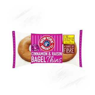 New York. Thins Cinnamon & Raisin Bagels (4)