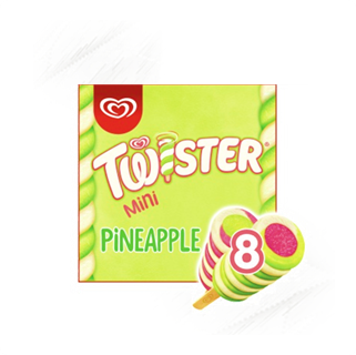 Walls. Twister Mini Pineapple & Strawberry 50ml (8)