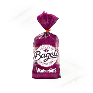 Warburtons. Bagels Cinnamon & Raisin (5)