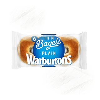 Warburtons. Bagel Thins Original Sliced (6)