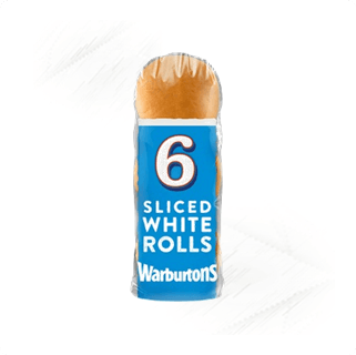 Warburtons. Rolls White Sliced (6)