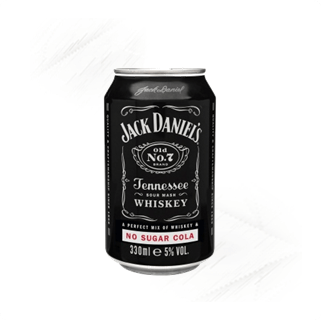 Jack Daniels. with No Sugar Cola 330ml