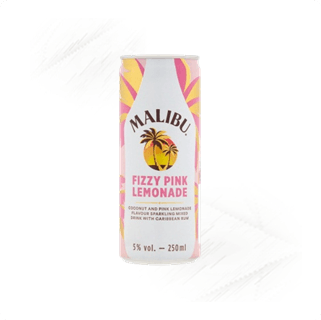 Malibu. with Pink Lemonade 250ml Malibu. with Pink Lemonade 250ml