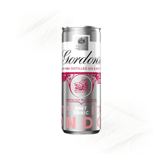 Gordons. Premium Pink Gin & Diet Tonic 250ml
