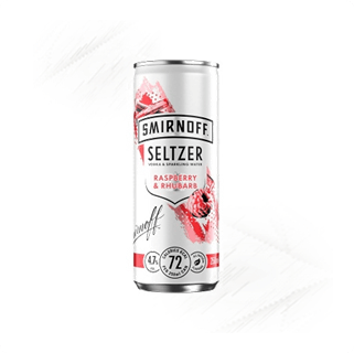Smirnoff. Seltzer Raspberry & Rhubarb 250ml