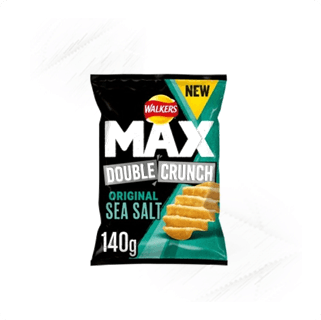 Walkers. Max Double Sea Salt 140g