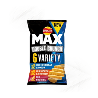 Walkers. Max Double Crunch Variety (6)