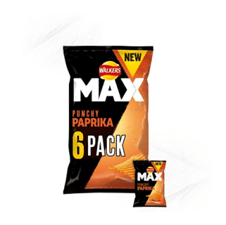 Walkers. Max Punchy Paprika (6)