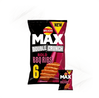 Walkers. Max Double BBQ Ribs (6)