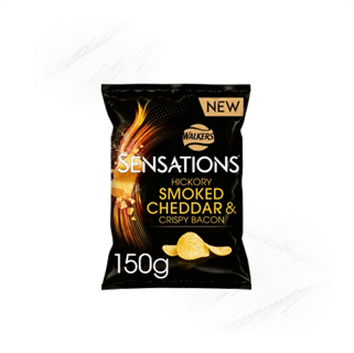 Walkers. Sensations Cheddar & Bacon 150g