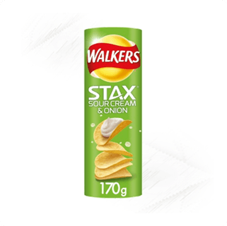 Walkers. Stax Sour Cream & Onion 170g