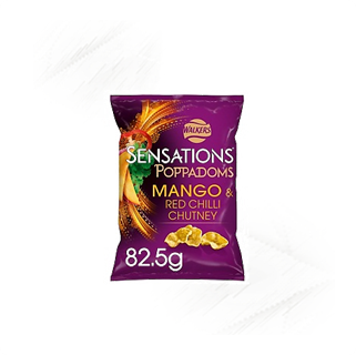 Walkers. Sensations Poppadoms Mango 82g Walkers. Sensations Poppadoms Mango 82g