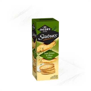 Jacobs. Savours Sour Cream & Chive 200g