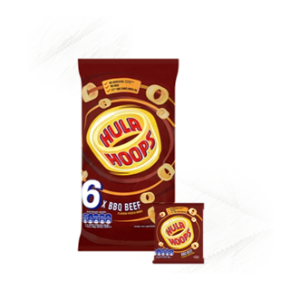 Hula Hoops. BBQ Beef Hoops (6)