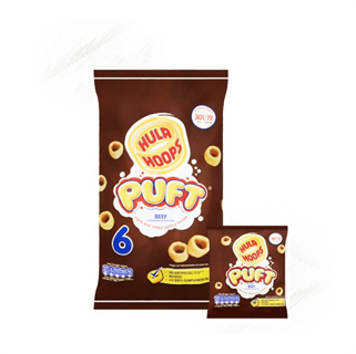 Hula Hoops. Puft Beef Hoops (6)