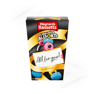 Maynards Bassetts. Liquorice AllSorts Gift Box 400g