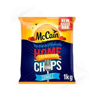 McCain. Home Chips Crinkle 1kg McCain. Home Chips Crinkle 1kg